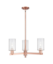 Innovations Lighting 716-3CR-AC-G802 - Clymer - 3 Light - 26 inch - Antique Copper - Stem hung - Pendant
