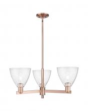 Innovations Lighting 716-3CR-AC-GBD-754 - Bristol - 3 Light - 29 inch - Antique Copper - Stem hung - Pendant