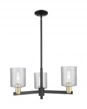 Innovations Lighting 716-3CR-BAB-G112 - Cobbleskill - 3 Light - 27 inch - Black Antique Brass - Stem hung - Pendant