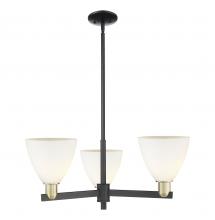 Innovations Lighting 716-3CR-BAB-GBD-751 - Bristol - 3 Light - 29 inch - Black Antique Brass - Stem hung - Pendant