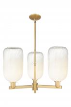 Innovations Lighting 716-3CR-BB-G482-7OP - Brookhaven Cloche - 3 Light - 18 inch - Brushed Brass - Pendant