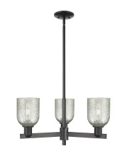 Innovations Lighting 716-3CR-BK-G259 - Caledonia - 3 Light - 27 inch - Matte Black - Stem hung - Pendant