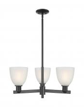Innovations Lighting 716-3CR-BK-G381 - Castile - 3 Light - 28 inch - Matte Black - Stem hung - Pendant