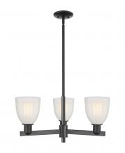 Innovations Lighting 716-3CR-BK-G441 - Brookfield - 3 Light - 28 inch - Matte Black - Stem hung - Pendant
