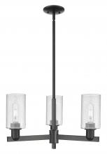 Innovations Lighting 716-3CR-BK-G804 - Clymer - 3 Light - 26 inch - Matte Black - Stem hung - Pendant