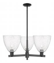 Innovations Lighting 716-3CR-BK-GBD-94 - Bristol - 3 Light - 31 inch - Matte Black - Stem hung - Pendant