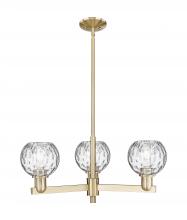 Innovations Lighting 716-3CR-CB-G1215-6 - Athens Water Glass - 3 Light - 28 inch - Champagne Bronze - Stem hung - Pendant
