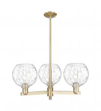 Innovations Lighting 716-3CR-CB-G1215-8 - Athens Water Glass - 3 Light - 30 inch - Champagne Bronze - Stem hung - Pendant