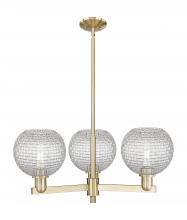 Innovations Lighting 716-3CR-CB-G122C-8CL - Athens - 3 Light - 30 inch - Champagne Bronze - Stem hung - Pendant