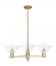 Innovations Lighting 716-3CR-CB-G132 - Orwell - 3 Light - 30 inch - Champagne Bronze - Stem hung - Pendant