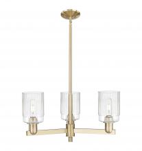Innovations Lighting 716-3CR-CB-G342 - Hadley - 3 Light - 26 inch - Champagne Bronze - Stem hung - Pendant