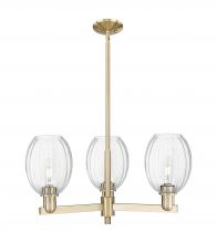 Innovations Lighting 716-3CR-CB-G459-6CL - Preston Bulb - 3 Light - 18 inch - Champagne Bronze - Pendant