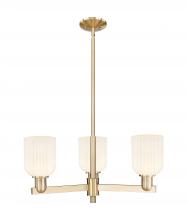 Innovations Lighting 716-3CR-CB-G559-5GWH - Bridal Veil - 3 Light - 18 inch - Champagne Bronze - Pendant