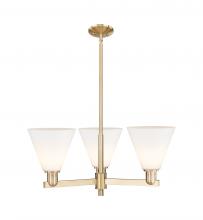 Innovations Lighting 716-3CR-CB-GBC-81 - Berkshire Glass - 3 Light - 30 inch - Champagne Bronze - Stem hung - Pendant