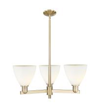 Innovations Lighting 716-3CR-CB-GBD-751 - Bristol - 3 Light - 29 inch - Champagne Bronze - Stem hung - Pendant