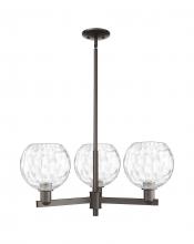 Innovations Lighting 716-3CR-OB-G1215-8 - Athens Water Glass - 3 Light - 30 inch - Oil Rubbed Bronze - Stem hung - Pendant