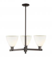Innovations Lighting 716-3CR-OB-GBD-751 - Bristol - 3 Light - 29 inch - Oil Rubbed Bronze - Stem hung - Pendant