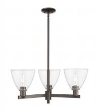Innovations Lighting 716-3CR-OB-GBD-752 - Bristol - 3 Light - 29 inch - Oil Rubbed Bronze - Stem hung - Pendant