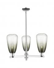 Innovations Lighting 716-3CR-PC-G480-6SL - Brookhaven Almond - 3 Light - 18 inch - Polished Chrome - Pendant