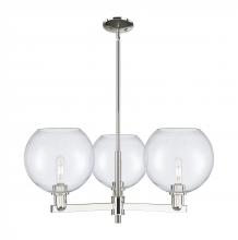 Innovations Lighting 716-3CR-PN-G124-10 - Athens - 3 Light - 32 inch - Polished Nickel - Stem hung - Pendant