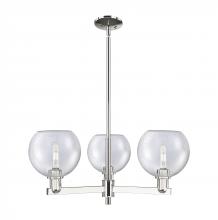 Innovations Lighting 716-3CR-PN-G124-8 - Athens - 3 Light - 30 inch - Polished Nickel - Stem hung - Pendant