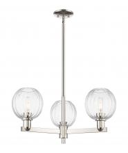 Innovations Lighting 716-3CR-PN-G458-7CL - Preston Globe - 3 Light - 18 inch - Polished Nickel - Pendant