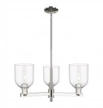 Innovations Lighting 716-3CR-PN-G558-6CL - Bella - 3 Light - 27 inch - Polished Nickel - Stem hung - Pendant
