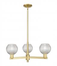 Innovations Lighting 716-3CR-SG-G122C-6CL - Athens - 3 Light - 28 inch - Satin Gold - Stem hung - Pendant