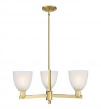 Innovations Lighting 716-3CR-SG-G381 - Castile - 3 Light - 28 inch - Satin Gold - Stem hung - Pendant