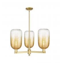 Innovations Lighting 716-3CR-SG-G482-7AM - Brookhaven Cloche - 3 Light - 18 inch - Satin Gold - Pendant