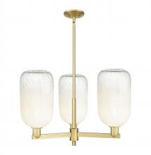 Innovations Lighting 716-3CR-SG-G482-7OP - Brookhaven Cloche - 3 Light - 18 inch - Satin Gold - Pendant