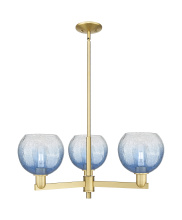 Innovations Lighting 716-3CR-SG-G483-8SB - Brookhaven Globe - 3 Light - 18 inch - Satin Gold - Pendant