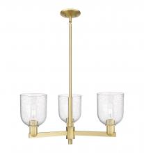 Innovations Lighting 716-3CR-SG-G558-6SDY - Bella - 3 Light - 27 inch - Satin Gold - Stem hung - Pendant