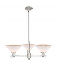 Innovations Lighting 716-3CR-SN-G131 - Orwell - 3 Light - 30 inch - Satin Nickel - Stem hung - Pendant