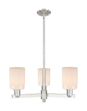 Innovations Lighting 716-3CR-SN-G341 - Hadley - 3 Light - 26 inch - Satin Nickel - Stem hung - Pendant