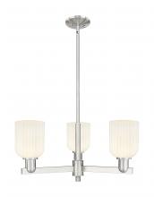 Innovations Lighting 716-3CR-SN-G559-5GWH - Bridal Veil - 3 Light - 18 inch - Satin Nickel - Pendant