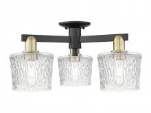 Innovations Lighting 716-3F-BAB-G402 - Niagara - 3 Light - 24 inch - Black Antique Brass - Semi-Flush Mount