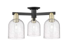 Innovations Lighting 716-3F-BAB-G558-6SDY - Bella - 3 Light - 23 inch - Black Antique Brass - Semi-Flush Mount