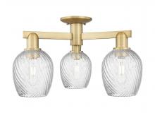 Innovations Lighting 716-3F-BB-G292 - Salina - 3 Light - 23 inch - Brushed Brass - Semi-Flush Mount