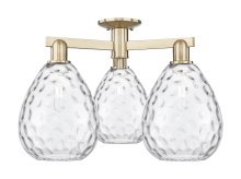 Innovations Lighting 716-3F-CB-G372 - Waverly - 3 Light - 26 inch - Champagne Bronze - Semi-Flush Mount