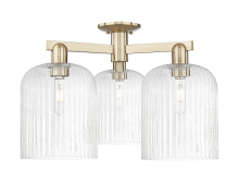 Innovations Lighting 716-3F-CB-G559-8SDY - Bridal Veil - 3 Light - 26 inch - Champagne Bronze - Semi-Flush Mount