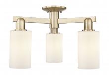 Innovations Lighting 716-3F-CB-G801 - Clymer - 3 Light - 21 inch - Champagne Bronze - Semi-Flush Mount