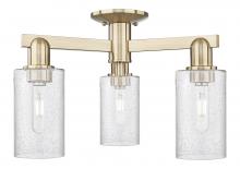 Innovations Lighting 716-3F-CB-G804 - Clymer - 3 Light - 21 inch - Champagne Bronze - Semi-Flush Mount