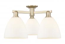 Innovations Lighting 716-3F-CB-GBD-91 - Bristol - 3 Light - 27 inch - Champagne Bronze - Semi-Flush Mount
