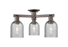 Innovations Lighting 716-3F-OB-G257 - Caledonia - 3 Light - 23 inch - Oil Rubbed Bronze - Semi-Flush Mount