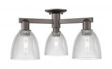 Innovations Lighting 716-3F-OB-G382 - Castile - 3 Light - 24 inch - Oil Rubbed Bronze - Semi-Flush Mount