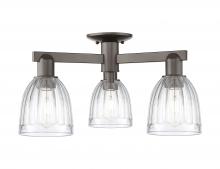Innovations Lighting 716-3F-OB-G442 - Brookfield - 3 Light - 23 inch - Oil Rubbed Bronze - Semi-Flush Mount