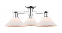 Innovations Lighting 716-3F-PC-G131 - Orwell - 3 Light - 26 inch - Polished Chrome - Semi-Flush Mount