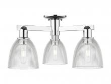 Innovations Lighting 716-3F-PC-G382 - Castile - 3 Light - 24 inch - Polished Chrome - Semi-Flush Mount