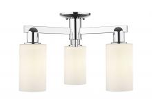 Innovations Lighting 716-3F-PC-G801 - Clymer - 3 Light - 21 inch - Polished Chrome - Semi-Flush Mount